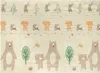 A pattern of cartoon animals and trees on a play mat. Náhľad obrázku produktu