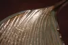 Elegante Deko Schale LEAF 64cm gold Aluminium handgefertigt Produktbild-Vorschau 4