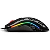 A side view of a black gaming mouse with RGB lighting. Náhled obrázku produktu