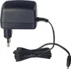 A black power adapter with a European plug and a coiled cable with a connector. Produktbild-Vorschau