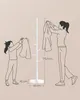 Garderobe in Kaktus-Form, Kleiderständer, mit 8 Haken, Produktbild-Vorschau 3