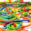 Montessori dřevěná tyčinková a kroužková skládačka – Náhled obrázku produktu 3