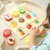 Klasická svetová súprava na krájanie ovocia Montessori so Náhľad obrázku produktu 4