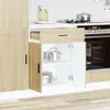 vidaXL Élément bas de cuisine Porto Chêne Sonoma Matériau Voir les images du produit 3