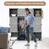 Jayseuw 16-komorová šatníková skriňa DIY policová súprava Náhľad obrázku produktu 4