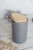Vorratsdose Grau aus Porzellan mit Holzdeckel Produktbild-Vorschau 3