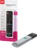A replacement remote control for LG TVs is shown in its packaging, with a separate remote control wrapped in plastic. Voir les images du produit