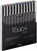Technische Fineliner TOUCH, 12 Stück, verschiedene Farben, Produktbild-Vorschau 1