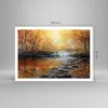 Poster - Poster ohne Rahmen - Bach Park Baum - 100x70 cm - Produktbild-Vorschau 4