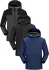 Herren Outdoorjacke Warm Gefš¹ttert Wasserdicht Parka Army Produktbild-Vorschau 3