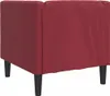 Chesterfield-Sessel Weinrot Kunstleder Produktbild-Vorschau 1