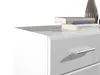 Schuhschrank - Weiß Hochglanz - B 122 cm - 2 Türen - 1 Produktbild-Vorschau 7