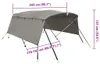 vidaXL 4-Bow Bimini-Top con pannelli laterali Anteprima dell’immagine prodotto 8