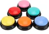 A group of six colorful communication buttons for pets arranged in a semi-circle on a white background. Náhľad obrázku produktu