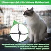 Katzennetz für Balkon, 6x3m Katzennetz Drahtverstärkt Produktbild-Vorschau 3