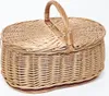 Picknickkorb mit zwei Deckel aus Weide (46 x 31 cm - 2F) Produktbild-Vorschau 2