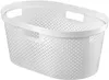Cesto per la biancheria pulita INFINITY 40 L bianco a pois Anteprima dell’immagine prodotto 4