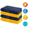Lavea® 4er Set Duschtuch 70x140, 4 Stück, 100% Baumwolle Produktbild-Vorschau 2