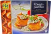 A box of Königinpasteten (vol-au-vents) with a picture of the prepared product on a plate. Produktbild-Vorschau