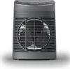 A gray electric heater with a fan. Anteprima dell’immagine prodotto