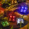 Solarna lampa ogrodowa Zewnętrzna lampa LED Ice Cube Lampa Podgląd zdjęcia produktu 7