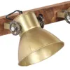 vidaXL Lampada da parete in stile industriale in ottone Anteprima dell’immagine prodotto 3