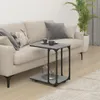 vidaXL Stolik boczny na kółkach Szary Sonoma 50x35x55,5cm Podgląd zdjęcia produktu 3