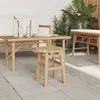vidaXL Hocker Bambus Natur 30 x 30 x 36 cm Bambus Produktbild-Vorschau 4