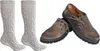 Trachtenschuhe +Trachtensocken Set Haferlschuhe wildleder Produktbild-Vorschau 2