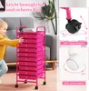 Vozík COSTWAY s 10 stohovateľnými zásuvkami, kúpeľňový Náhľad obrázku produktu 6