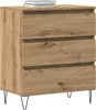 vidaXL Sideboard Artisan-Eiche 60 x 35 x 70 cm Produktbild-Vorschau 3