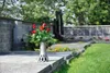 Plastia Grabvase "Roseta", 1300 ml, 35 cm hoch, silber; Produktbild-Vorschau 2