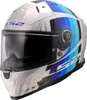 LS2 FF811 Vector II Freedom Helm, weiß/blau, L (59/60) Produktbild-Vorschau 1