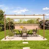 PRIMEYARD Pergola 3x4 m pavillon avec toit rétractable - Voir les images du produit 4