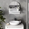 Koupelnové zrcadlo Vicco Elyra Bílá 40 x 47.5 cm s policí, Náhled obrázku produktu 3