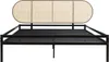 Łóżko metalowe "Linköping" z owalnym zagłówkiem 160 x 200 Podgląd zdjęcia produktu 5