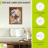 ARTland Leinwandbild Weiße Blumen in Vase II Größe: 60x80 Produktbild-Vorschau 2