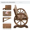Outsunny Gartenbank Sitzbank Gartenmöbel Armlehne Produktbild-Vorschau 4