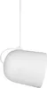 A white pendant light fixture against a white background. Voir les images du produit