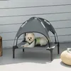 PawHut Haustierbett mit Baldachin Erhöhtes Hundebett Produktbild-Vorschau 2