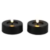 Decostar LED Teelichter schwarz außen 2 St. Timer 6,5x5,2cm Produktbild-Vorschau 1