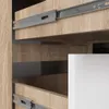 Eck-Schreibtisch AKORD B20 links Sonoma-Eiche Front Weiß Produktbild-Vorschau 3