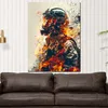 Feuerwehr Mann Pop Art Leinwandbild Wandbild Kunstdruck XL Produktbild-Vorschau 3