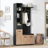 Ensemble vestiaire Merax 7 en 1, vestiaire compact avec Voir les images du produit 11