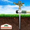 GARDEBRUK® Sprinkler 2er Set Erdspieß Sprengweite bis 24m Produktbild-Vorschau 5