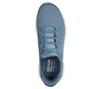 A top-down view of a blue Skechers slip-in shoe. Produktbild-Vorschau