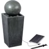 Gartenbrunnen Apollon L30xB30xH78,5 cm cm mit LEDs und Produktbild-Vorschau 2