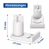 Buchse passend wie Bosch 00169301 Türscharnierbuchse Produktbild-Vorschau 4