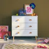 sweeek - Kinderkommode, 3 Schubladen mit wolkenförmigen Produktbild-Vorschau 6