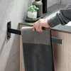 Držák na ručníky vrtání nástěnný držák na ručníky nerezový Náhled obrázku produktu 3